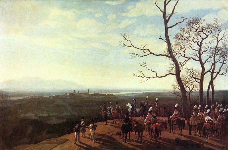 Wilhelm von Kobell Belagerung von Kosel oil painting image